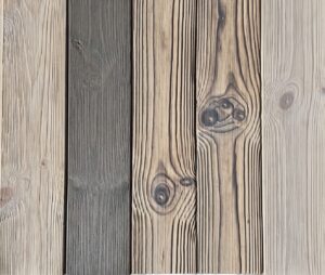 Borstade träpaneler